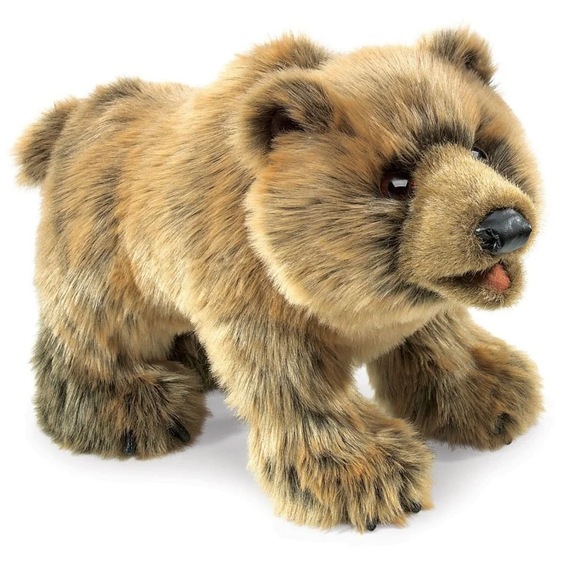 Marionnette ours brun grizzly signée Folkmanis