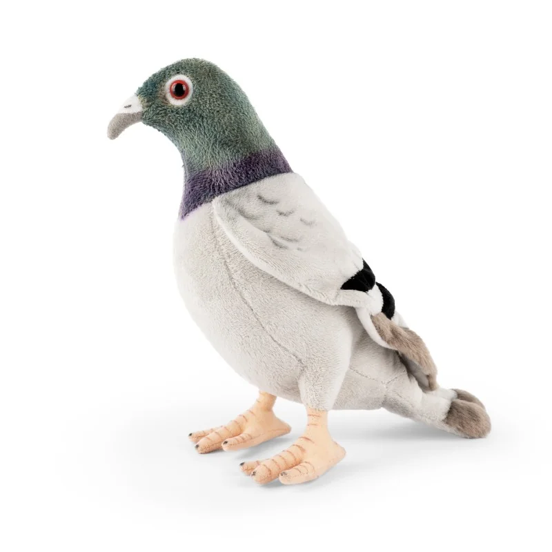 Peluche pigeon - 29 cm signée Living Nature