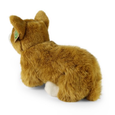 Peluche chien Corgi - 32 cm signée Rappa, vue de dos Peluche chien Corgi - 32 cm signée Rappa, vue de dos