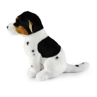 Peluche Chien Jack Russell Terrier - 29 cm signée RAPPA, vue de profil
