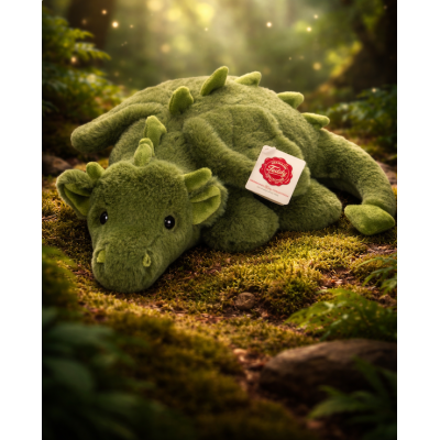 Peluche Dragon Cleo - 32 cm, dans la forêt