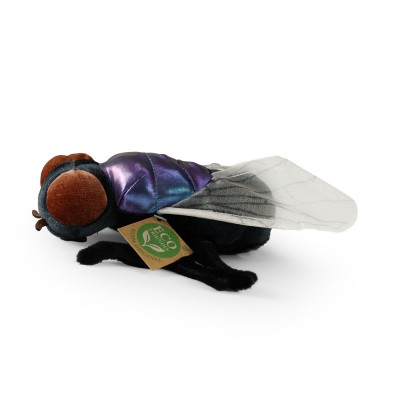 Peluche Mouche - 17 cm signée Rappa, vue de profil