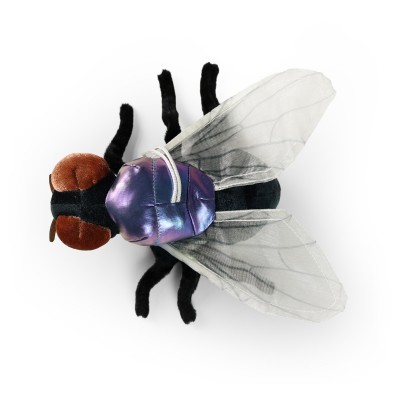 Peluche Mouche - 17 cm signée Rappa, vue de dessus