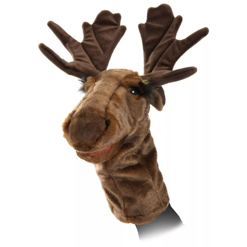 Peluche Marionnette Élan - 43 cm signée Folkmanis Peluche Marionnette Élan - 43 cm signée Folkmanis