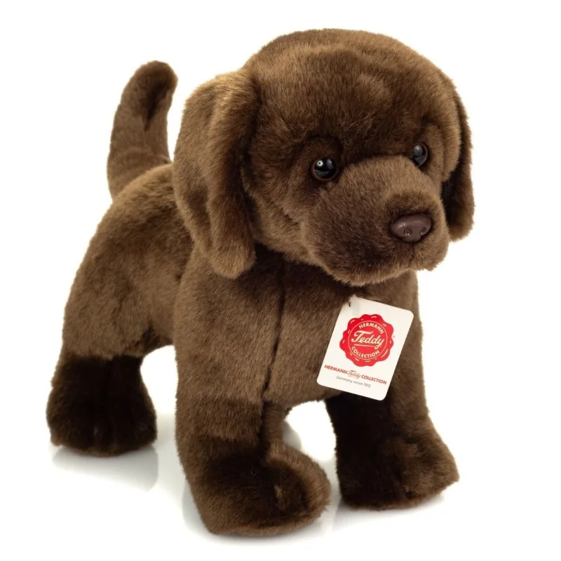 Peluche Labrador Brun - 30 cm signée Teddy Hermann