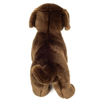 Peluche Labrador Brun - 30 cm signée Teddy Hermann, vue de dos