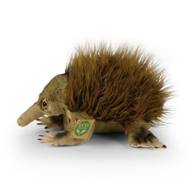 Peluche Échidné - 24 cm signée Rappa, vue de profil Peluche Échidné - 24 cm signée Rappa, vue de profil