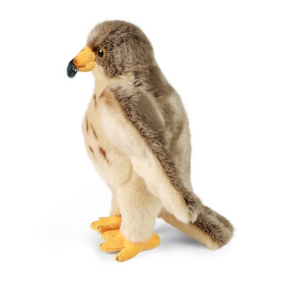 Peluche Faucon - 27 cm signée Rappa, vue de profil Peluche Faucon - 27 cm signée Rappa, vue de profil