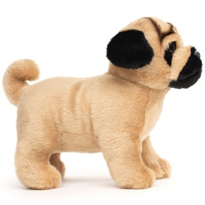 Peluche Carlin - 26 cm signée Uni-Toys, vue de profil