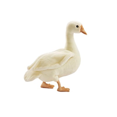 Peluche Oie Blanche - 26 cm signée Hansa