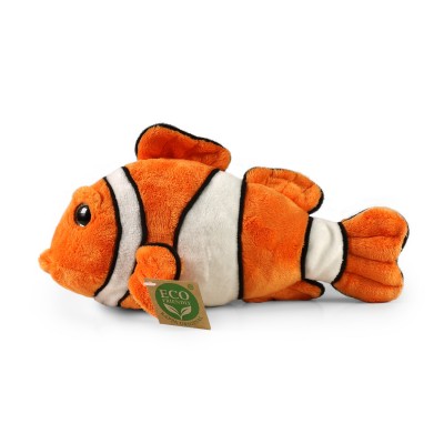 Peluche Poisson Clown - 25 cm signée RAPPA, vue de profil Peluche Poisson Clown - 25 cm signée RAPPA, vue de profil