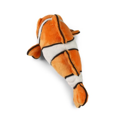 Peluche Poisson Clown - 25 cm signée RAPPA, vue de dessus Peluche Poisson Clown - 25 cm signée RAPPA, vue de dessus