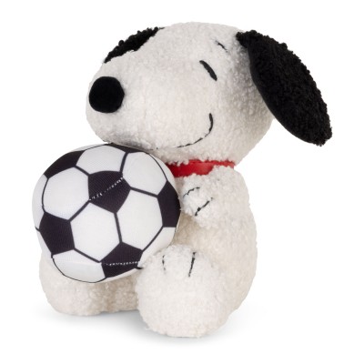 Peluche Snoopy Football - 16 cm signée Bon Ton Toys