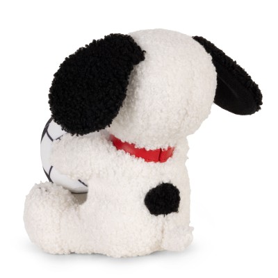 Peluche Snoopy Football - 16 cm signée Bon Ton Toys, vue de dos Peluche Snoopy Football - 16 cm signée Bon Ton Toys, vue de dos