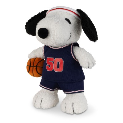Peluche Snoopy Basket - 23 cm signée Bon Ton Toys