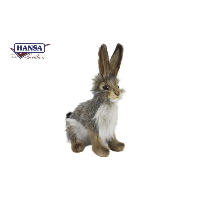 Peluche LiÚvre - 23 cm signée Hansa Peluche LiÚvre - 23 cm signée Hansa