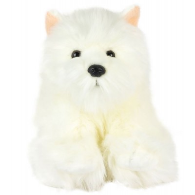 Peluche Westie - 20 cm signée Living Nature