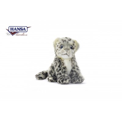 Peluche Léopard des Neiges - 18 cm
