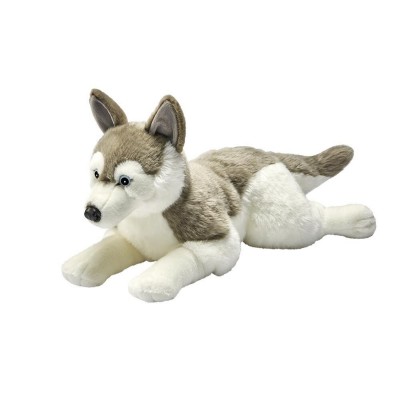 Peluche Husky Couché - 60 cm signée Anima