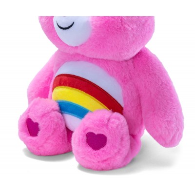Peluche Bisounours Rose Toucalin - 35 cm signée Simba, gros plan sur le ventre Peluche Bisounours Rose Toucalin - 35 cm signée Simba, gros plan sur le ventre