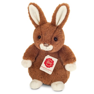 Peluche Lapin Brun Foncé Luna - 20 cm signée Teddy Hermann