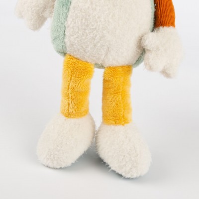 Peluche Ours Polaire Patchwork - 31 cm signée Sigikid, gros plan sur les pattes Peluche Ours Polaire Patchwork - 31 cm signée Sigikid, gros plan sur les pattes