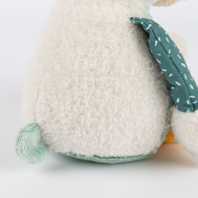 Peluche Ours Polaire Patchwork - 31 cm signée Sigikid, gros plan sur le ventre Peluche Ours Polaire Patchwork - 31 cm signée Sigikid, gros plan sur le ventre