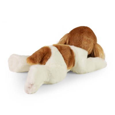 Peluche Cavalier King Charles Couché - 30 cm signée Rappa, vue de dos Peluche Cavalier King Charles Couché - 30 cm signée Rappa, vue de dos