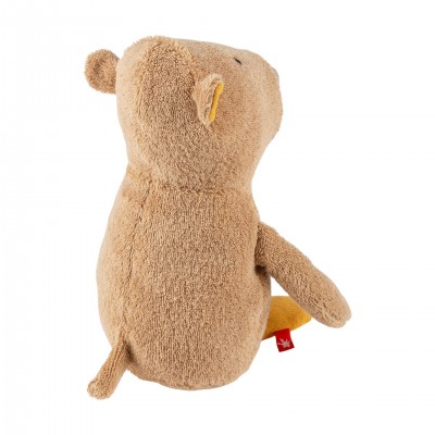 Peluche Capybara Brun en Fibres Naturelles - 30 cm signée Sigikid, vue de dos Peluche Capybara Brun en Fibres Naturelles - 30 cm signée Sigikid, vue de dos